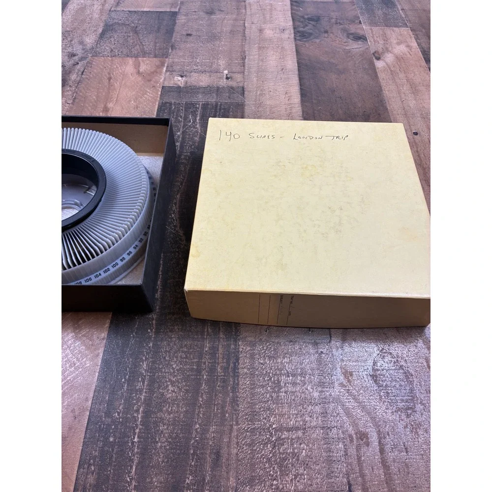Kodak Carousel Transvue 140 Slide Tray for Ektagraphic Projectors Vintage Box